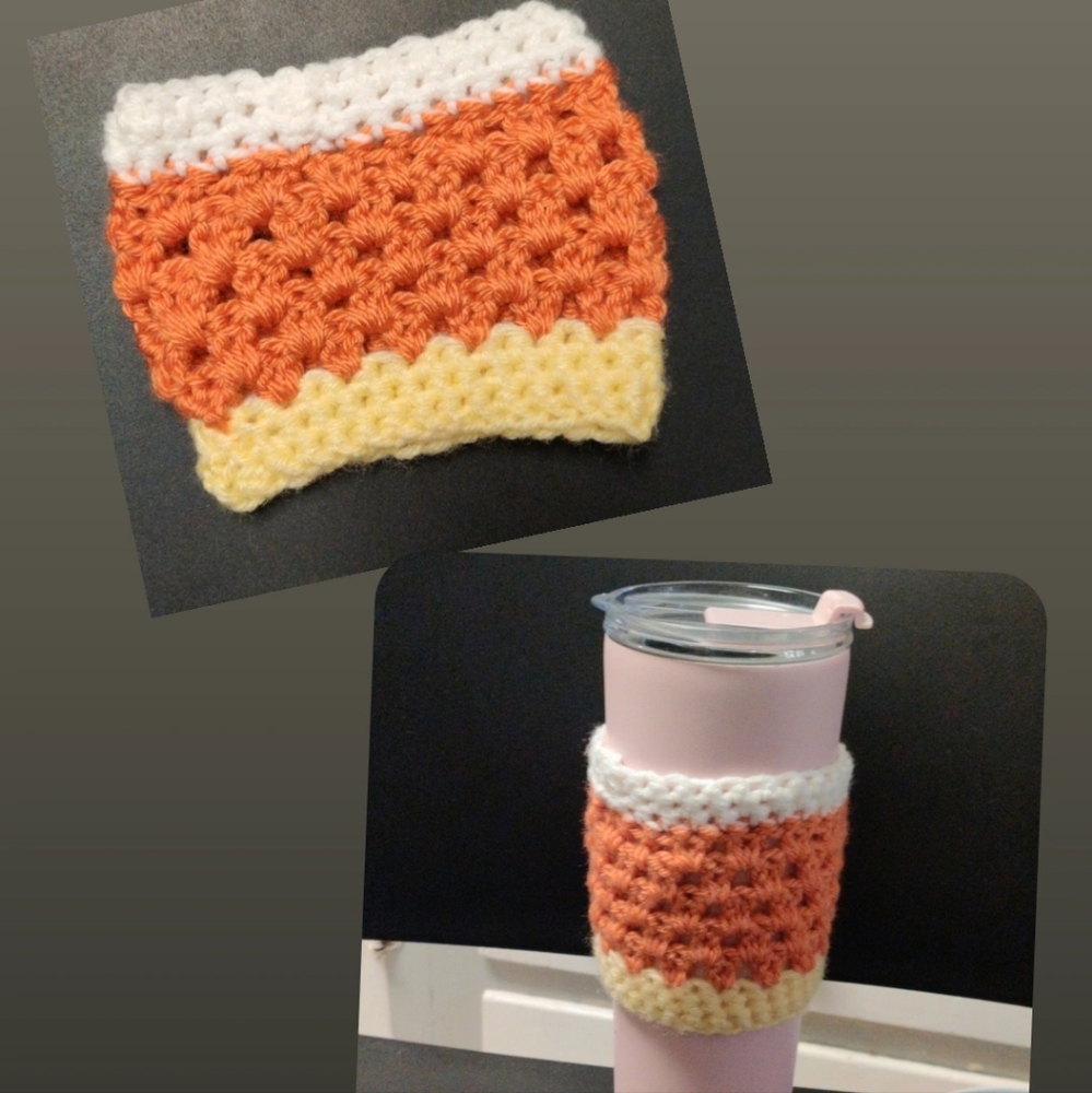 Candy Corn Cup Cozie